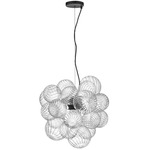 Charlize Pendant - Matte Black / Clear
