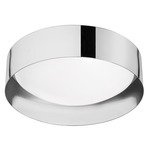 Carmen Ceiling Light - Polished Chrome / White