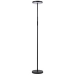 Francine Floor Lamp - Black / White