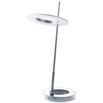 Finley Table Lamp - Silver / White