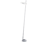 Finley Floor Lamp - Silver / White