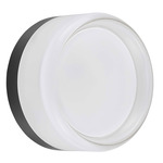 Lucia Wall Sconce - Matte Black / Clear / Frost