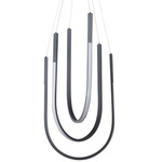 Pacari Pendant - Matte Black / White