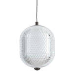 Peri Pendant - Matte Black / Clear