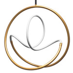 Raelynn Pendant - Gold / White