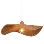 Selma Pendant - Black / Natural