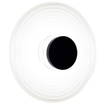 Windfield Wall Sconce - Matte Black / White
