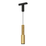 Continuum Track Handler Pendant - Natural Aged Brass