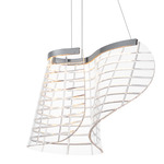 Tartan Color Select Pendant - Polished Chrome / Clear