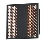 Interlace Outdoor Wall Sconce - Copper / Black