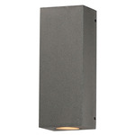 Pilar Outdoor Up/Down Rectangular Wall Sconce - Greystone