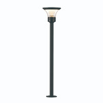 Alumilux Landscape 12V Outdoor Pathway Post - Black / Clear