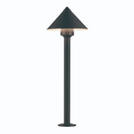 Alumilux Landscape 12V Outdoor Pathway Post - Black
