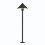 Alumilux Landscape 12V Outdoor Pathway Post - Black