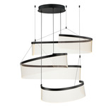 Sonata Chandelier - Black / Clear