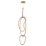 Unity Pendant - Brushed Champagne
