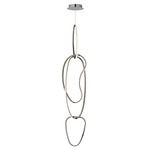 Unity Pendant - Black Chrome