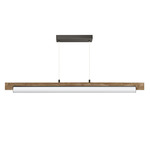 Joist Linear Pendant - Charcoal / Driftwood / White