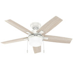Anisten Energy Star Ceiling Fan - Fresh White / Fresh White / Light Oak