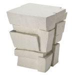 Brick Side Table - White