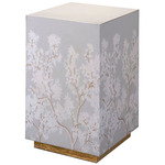 Garland Side Table - Gold Leaf / Gray