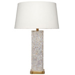 Preston Pearl Table Lamp - Pearl / White