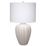 Seraphina Table Lamp - Cream / White