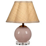 Dottie Table Lamp - Pink / Raffia