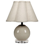 Dottie Table Lamp - Taupe / Natural Linen