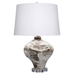 Maurice Table Lamp - Brown / White