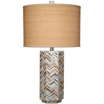 Lucille Table Lamp - Multicolor / Raffia