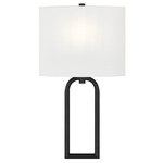 Textile Oslo Wall Sconce - Matte Black / White