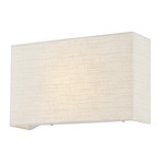 Textile 5655 Wall Sconce - White / Cream