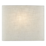 Textile 8855 Oval Wall Sconce - White / Cream