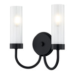 Anchor Wall Sconce - Matte Black / Frost