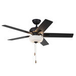 Erikson Ceiling Fan - Matte Black / Black