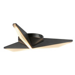 Tachi Ceiling Flush Light - Urban Bronze / Frosted