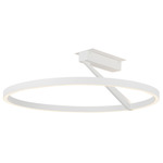 Roda Color-Select Semi Flush Ceiling Light - White