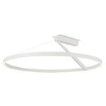 Roda Color-Select Semi Flush Ceiling Light - White
