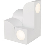 Gypsum Table Lamp - White