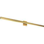 Vera Bathroom Vanity Light - Brushed Gold / White