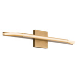 Tachi Bathroom Vanity Light - Vintage Brass / Frosted