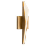 Tachi Wall Sconce - Vintage Brass / Frosted