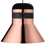 Cordea Pendant - Rose Gold / Black Leather