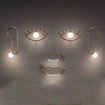 Visio Wall Light - Foundant Chocolate