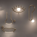 Visio Wall Light - Foundant Chocolate
