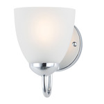 Axis Wall Light - Polished Chrome / Frosted