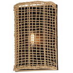 Cestino Wall Light - Antique Bronze / Natural