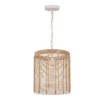 Vannerie Pendant - Ecru / Natural