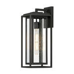 Cabana VX Outdoor Wall Light - Black / Seedy Glass